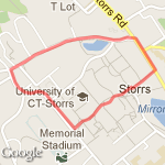 2.5 K route  route map