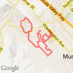 JCSisters 8 miles route map