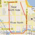 Whiskey Run route map