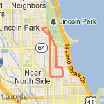 Whiskey Bar Run route map