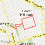 1- bouncy shoes route map