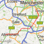 work via northenden route map