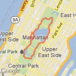 5 mile loop  route map