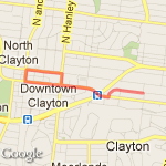 Clayton 2.17 route map