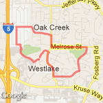 Westlake 2 route map