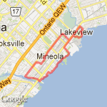 Dixie to Stavebank route map