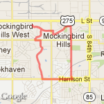 Mockingbird + Golf Course route map