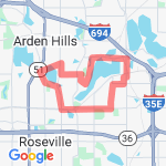Owasso / Josephine route map