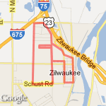 Date night run <3 route map