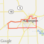 21 mile bike ride route map