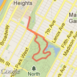 Clinic/Central Park Route route map