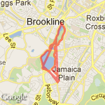 Fun run reversed route map