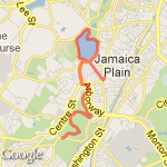 JP Pond/Arboretum combo route map