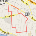 Grand to Crestmont 3.18 miles route map