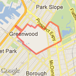 Standard 5 mi route map