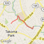 Rachel Training Run route map