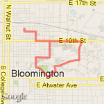 around campus loop route map