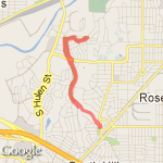 Overton/Foster Park route map