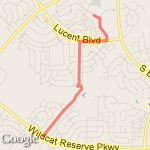 HR 3 Mile Trail Loop route map