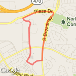 HR M&D's 2.7 Mile Loop route map