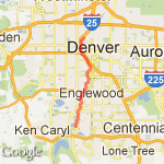 SPR 28 Mile Aspen Grove to REI Trail Bike Loop route map