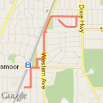 4mile loop route map