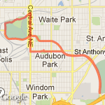 7.5mi 2x Golf Course + 2x Cemetary route map