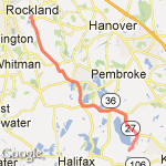 ROUTE #1 TO MOMS route map