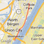 10 mile waterfront run route map