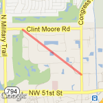 Work Lunch route map