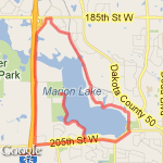 lake marion 8 mile route map