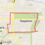 Three mile out near Central Park route map