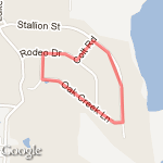 Short Run at Moms route map