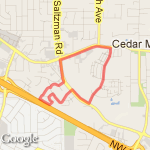 118th Loop route map