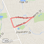 Liberty loop short route map