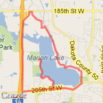 lake marion round route map