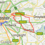 Road 6.5 miles route map