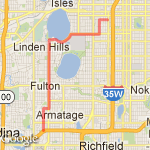 AM Bike Route route map