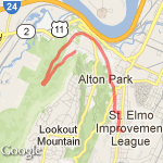 Guild Trail route map