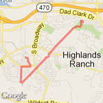 HR 7 Mile Trail Loop Option 1 route map