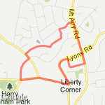 3 miles #2 route map