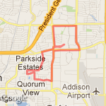 6 mile running duke route map