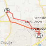 Old Larkensville 12 Miler route map