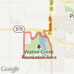 10K Test Run route map