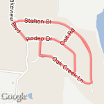 3 mile mom run route map