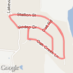 3 mile mom run route map