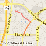 Starting Back Up route map