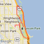 Lincoln park long run route map