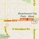 Beachwood West route map