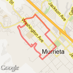 JC Sister 6 miles route map